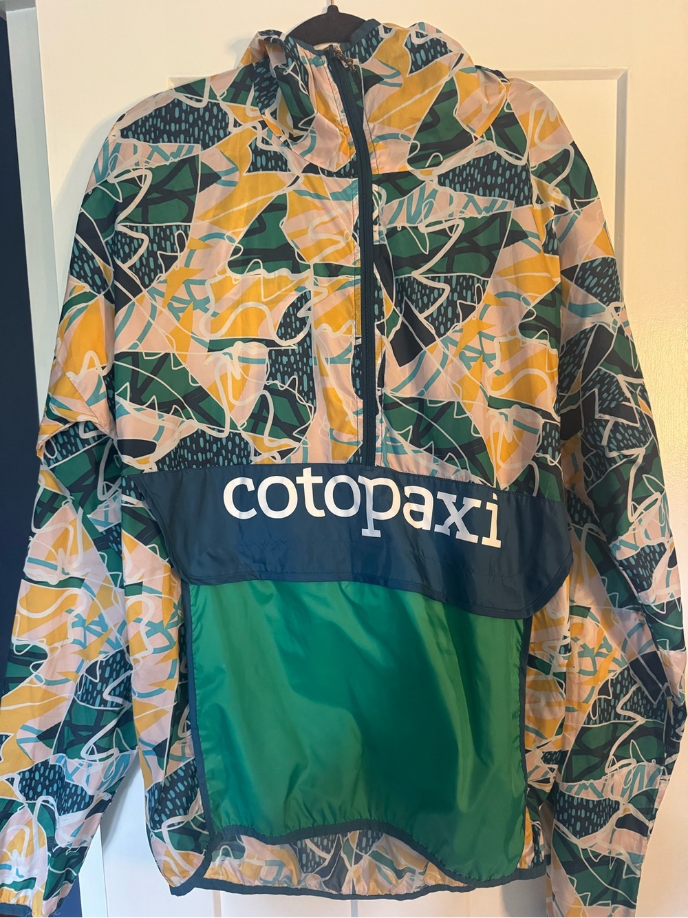 Cotopaxi Teca Half-Zip Windbreaker Jacket Abstract Print Men’s L Like New